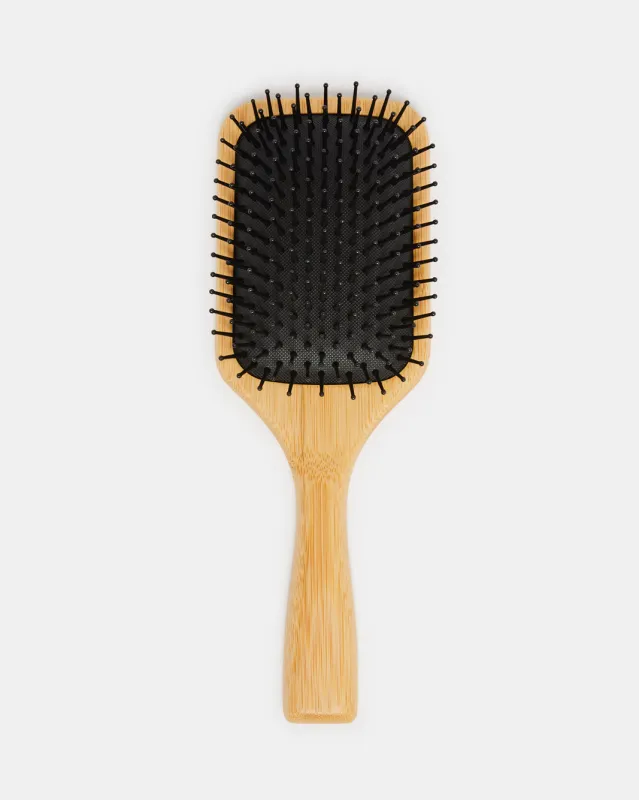 Women Beige Wooden Hair Brush sold by Redtag