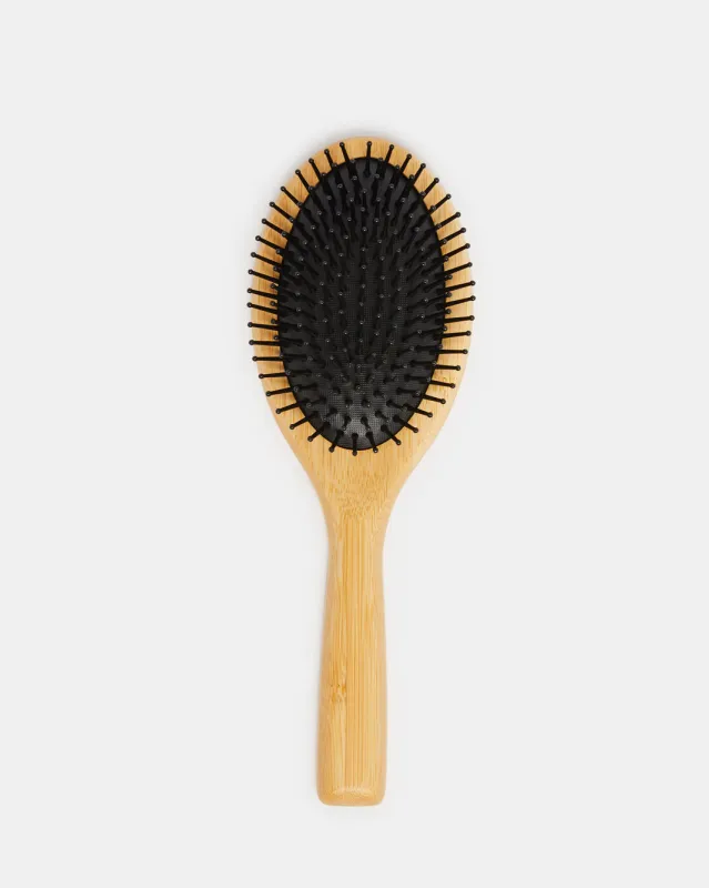Women Beige Wooden Hair Brush sold by Redtag