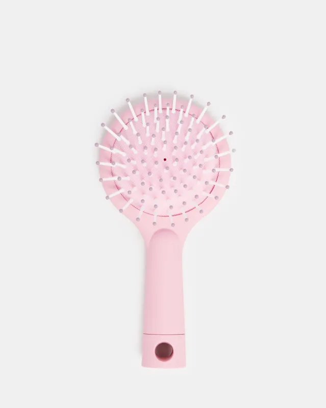 Girls Pink Embellished Hair Brush sold by Redtag