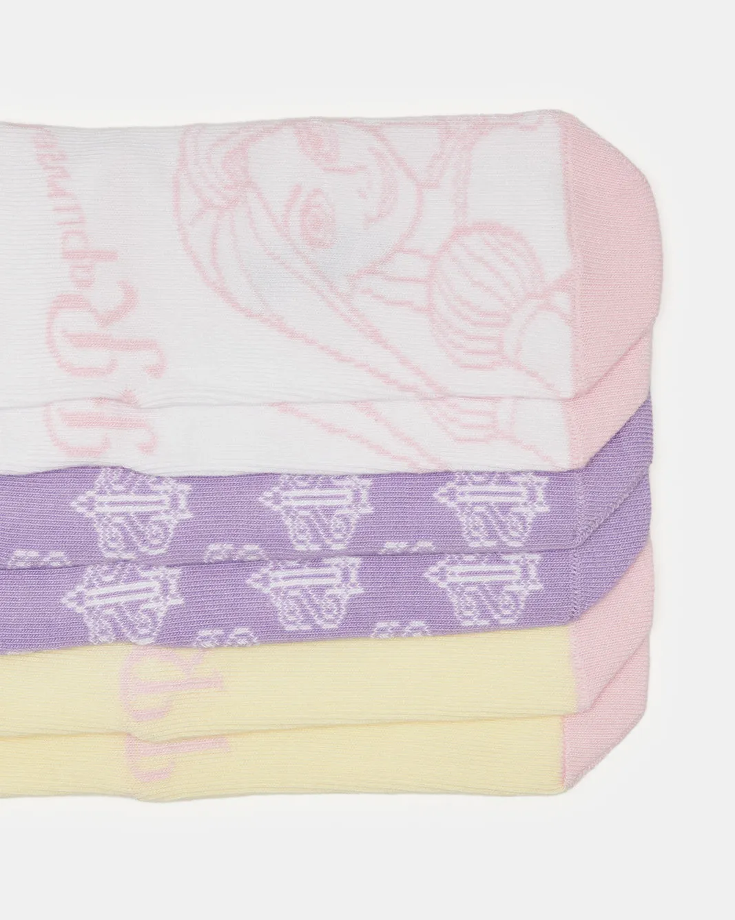 Girls Assorted Rapunzel Ankle Length Socks (3 Pairs) sold by Redtag product image thumbnail 2