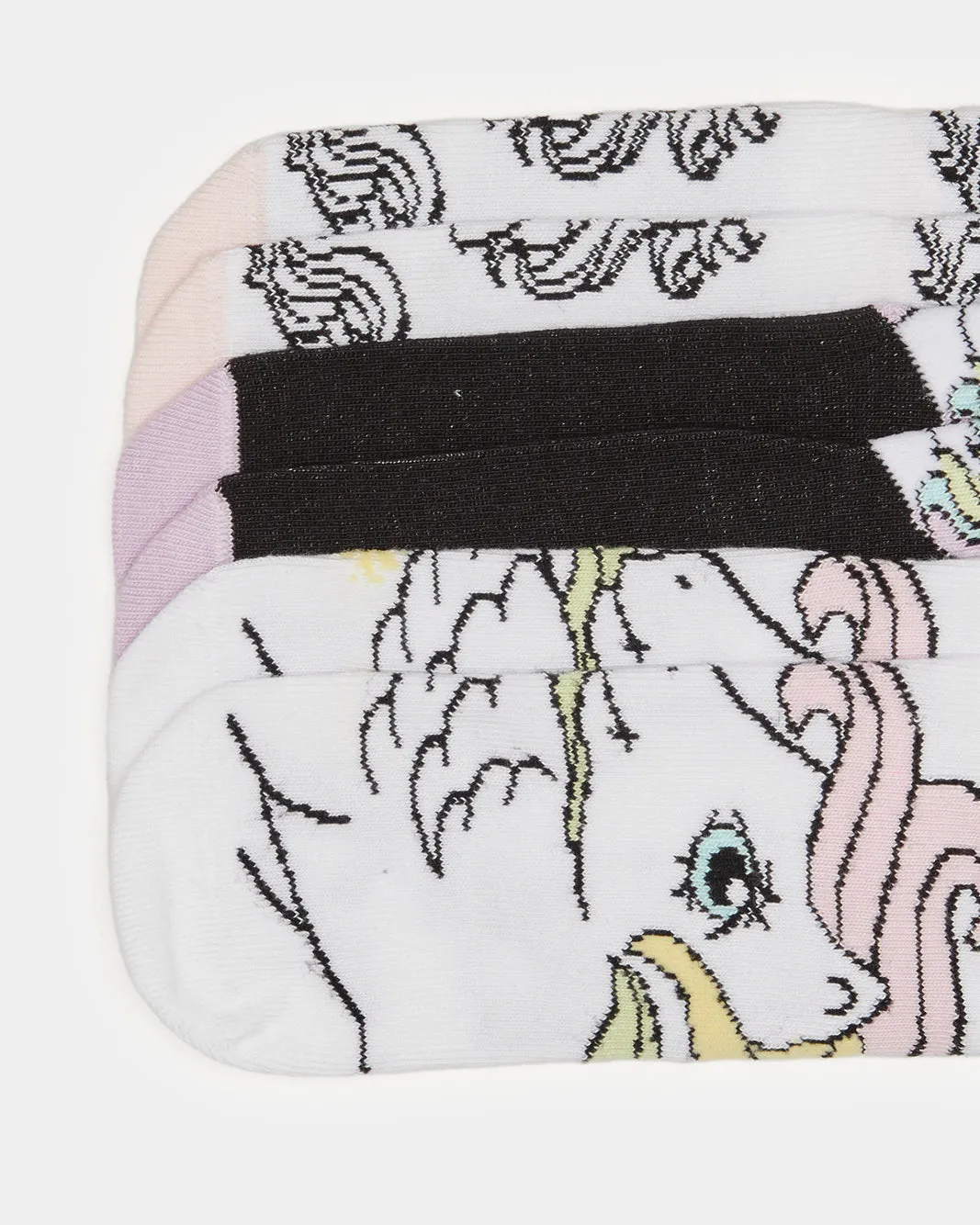 Girls Assorted Socks Set (Pack Of 3) sold by Redtag product image thumbnail 2