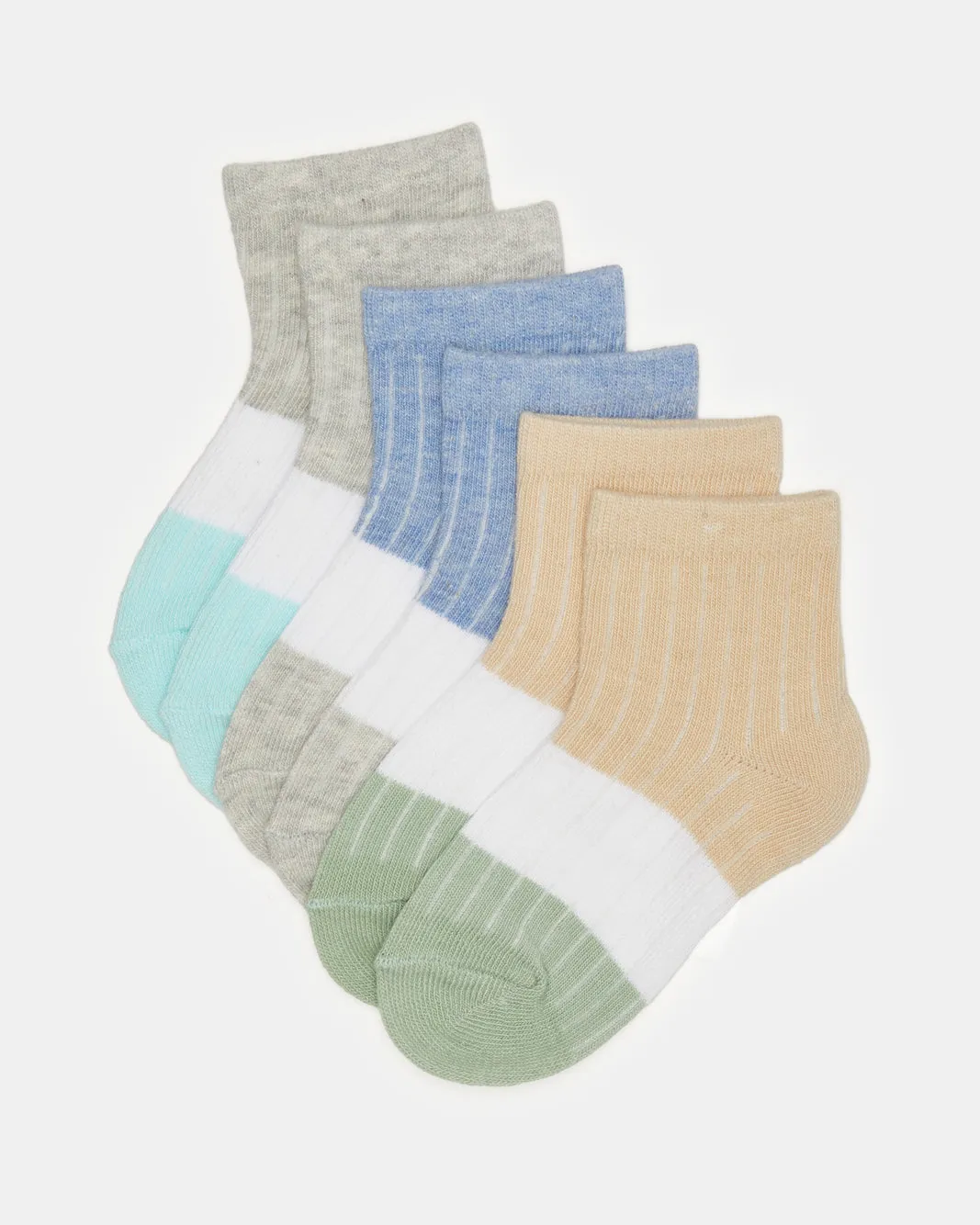 Infant Boys Assorted Ankle Length Socks Set (3 Pairs) sold by Redtag product image thumbnail 4