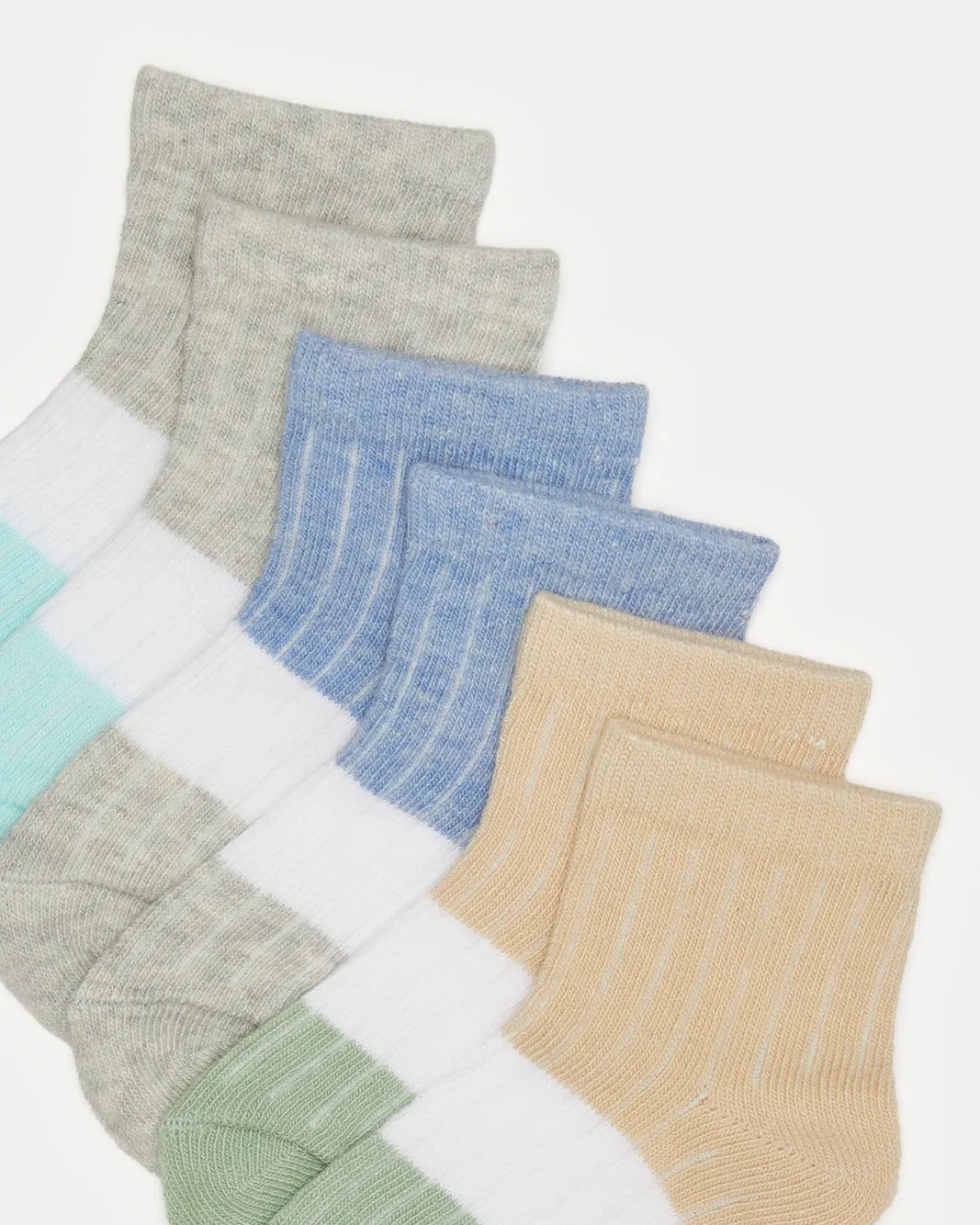 Infant Boys Assorted Ankle Length Socks Set (3 Pairs) sold by Redtag product image thumbnail 3