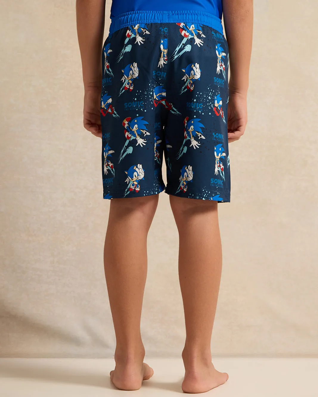 Boys Blue Sonic Swim Shorts sold by Redtag product image thumbnail 3