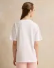 Senior Girls White Elsa Print T-Shirt sold by Redtag