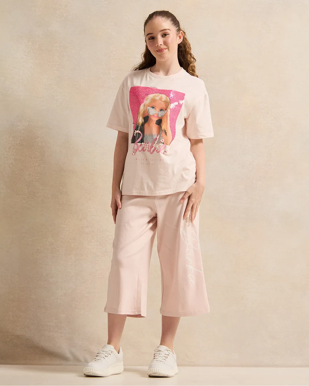Senior Girls Pink Barbie T-Shirt sold by Redtag product image thumbnail 2