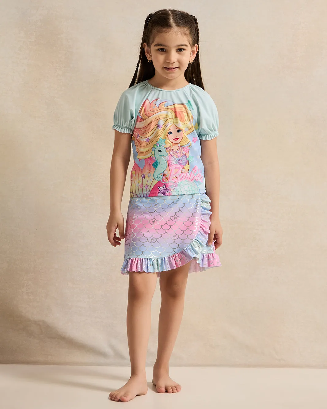 Girls Mint Printed Swim Set (2 Piece) sold by Redtag product image thumbnail 2