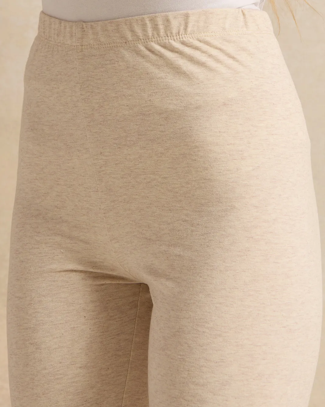 Senior Girls Beige Basic Leggings sold by Redtag product image thumbnail 4