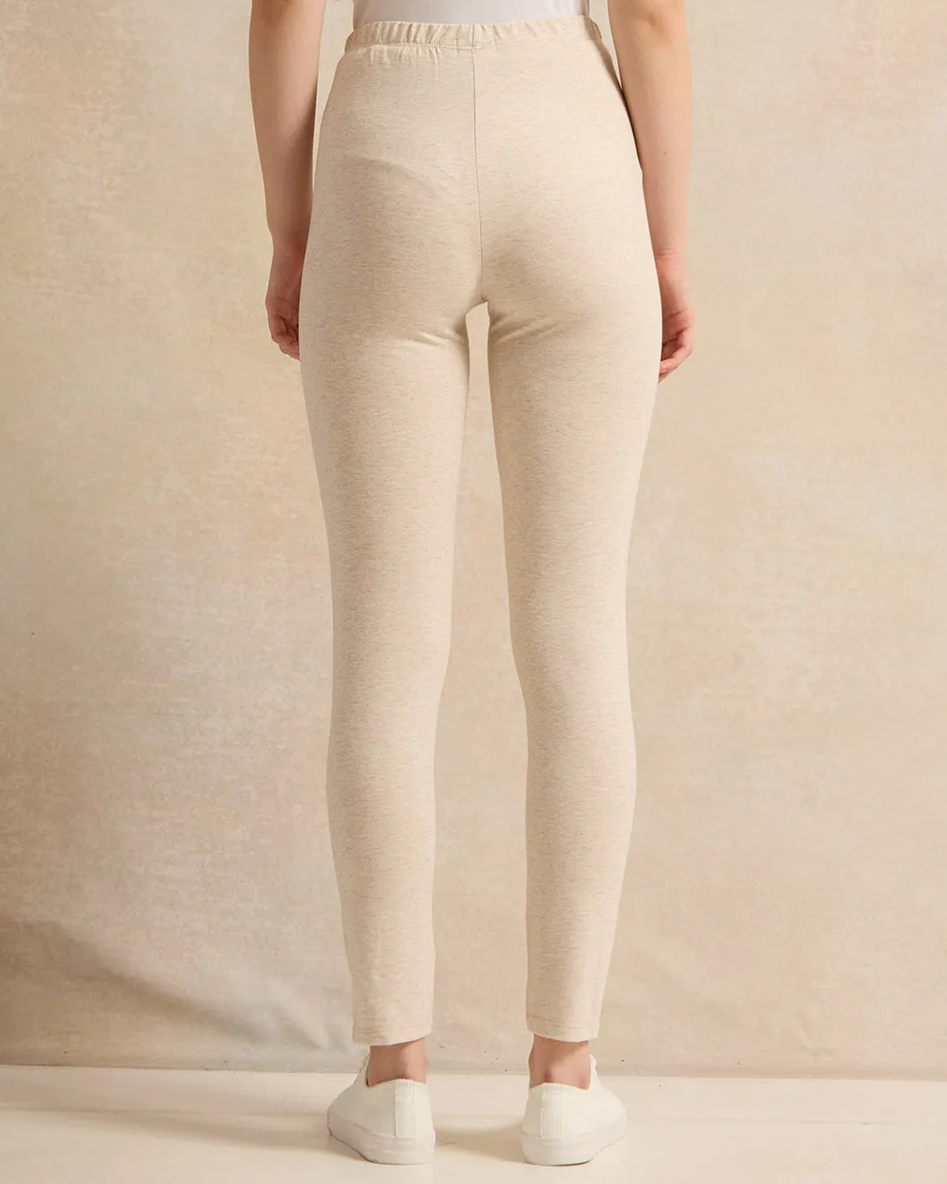 Senior Girls Beige Basic Leggings sold by Redtag product image thumbnail 3