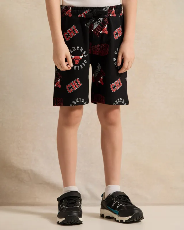 Boys Black Chicago Bulls Shorts sold by Redtag