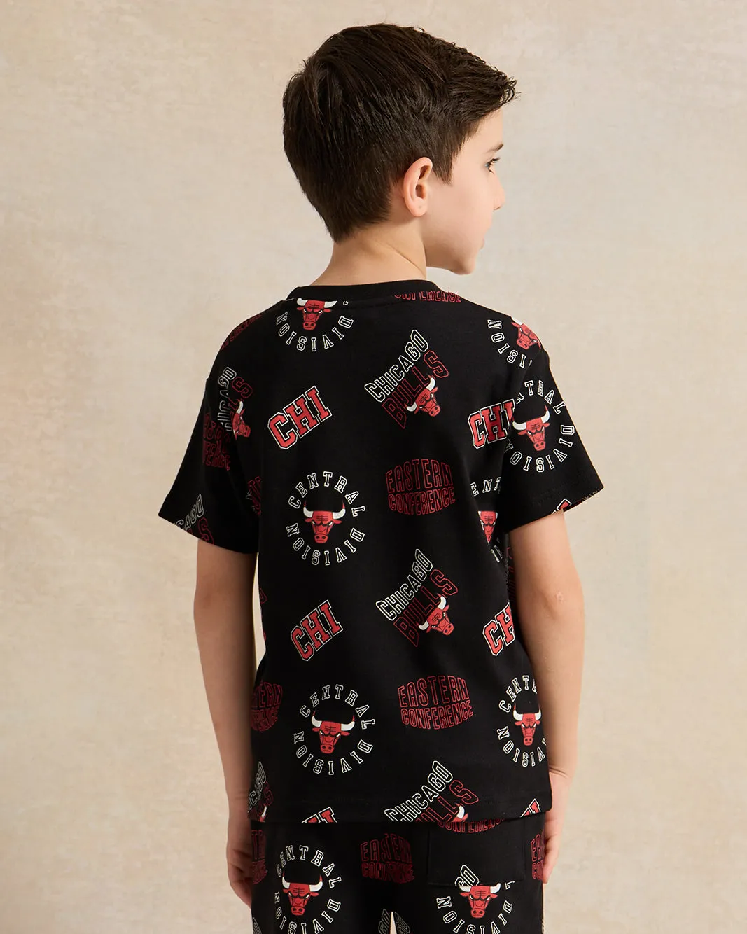 Boys Black Printed T-Shirt sold by Redtag product image thumbnail 3