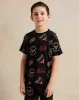 Boys Black Printed T-Shirt sold by Redtag