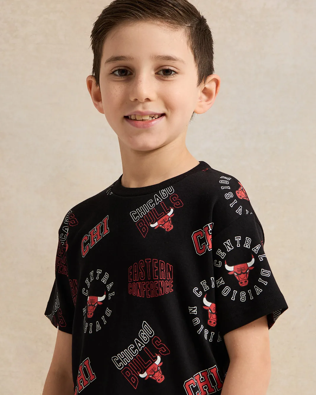 Boys Black Printed T-Shirt sold by Redtag product image thumbnail 4