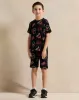 Boys Black Printed T-Shirt sold by Redtag
