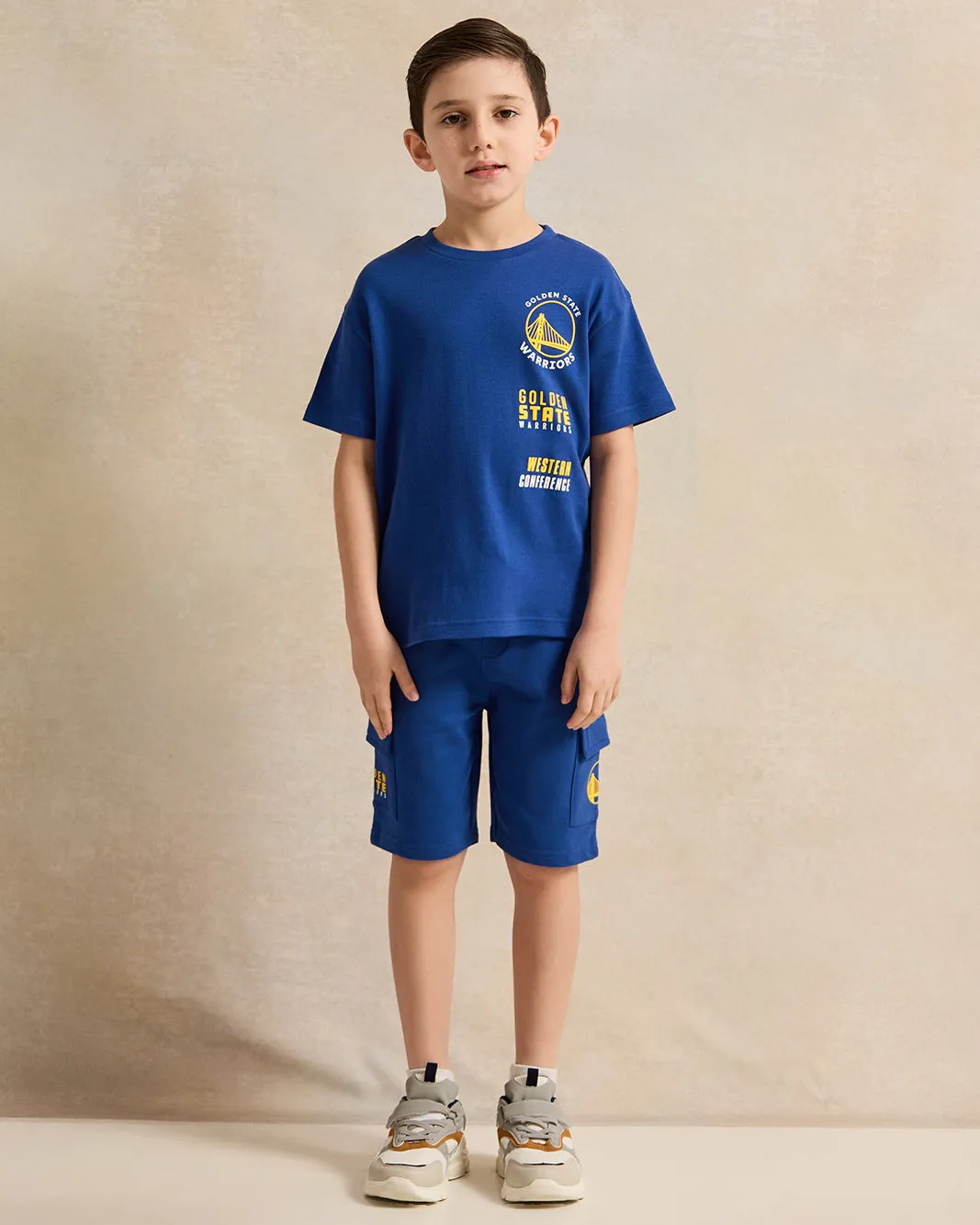 Boys Blue Printed T-Shirt sold by Redtag product image thumbnail 2