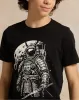 Senior Boys Black Samurai Astronaut T-Shirt sold by Redtag