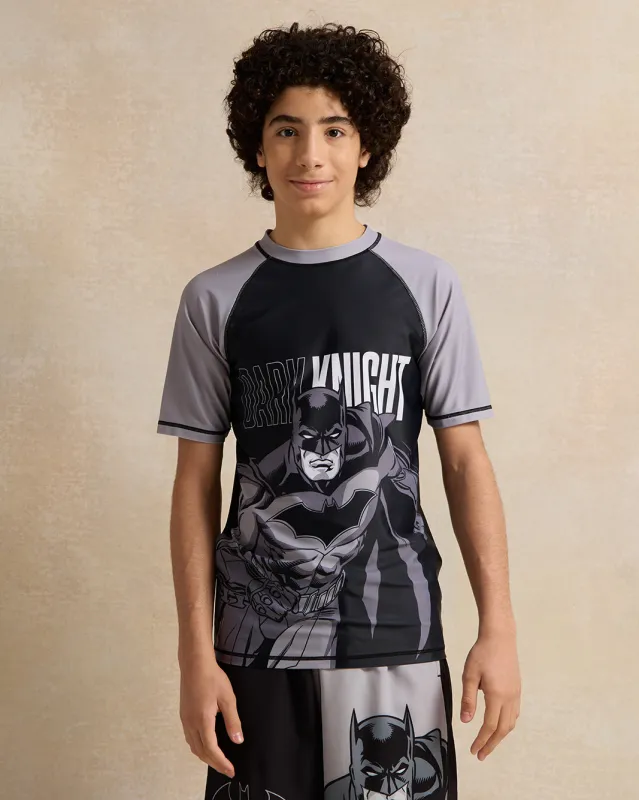 Senior Boys Grey Swimwear T-Shirt sold by Redtag