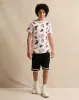 Senior Boys White Printed T-shirt sold by Redtag