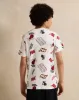 Senior Boys White Printed T-shirt sold by Redtag