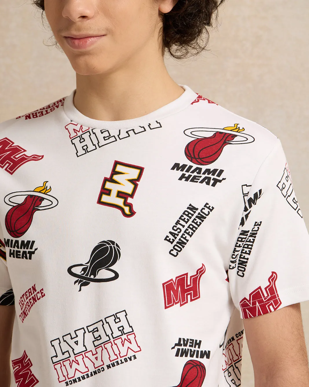 Senior Boys White Printed T-shirt sold by Redtag product image thumbnail 4