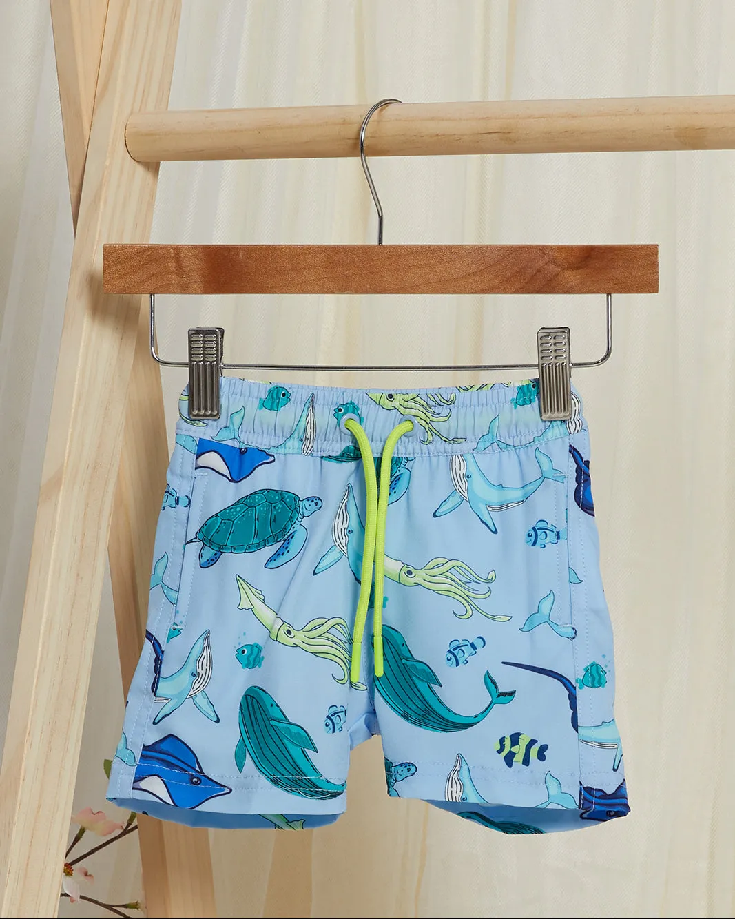 Infant Boys Blue Fish Print Swim Set (2 Piece) sold by Redtag product image thumbnail 3