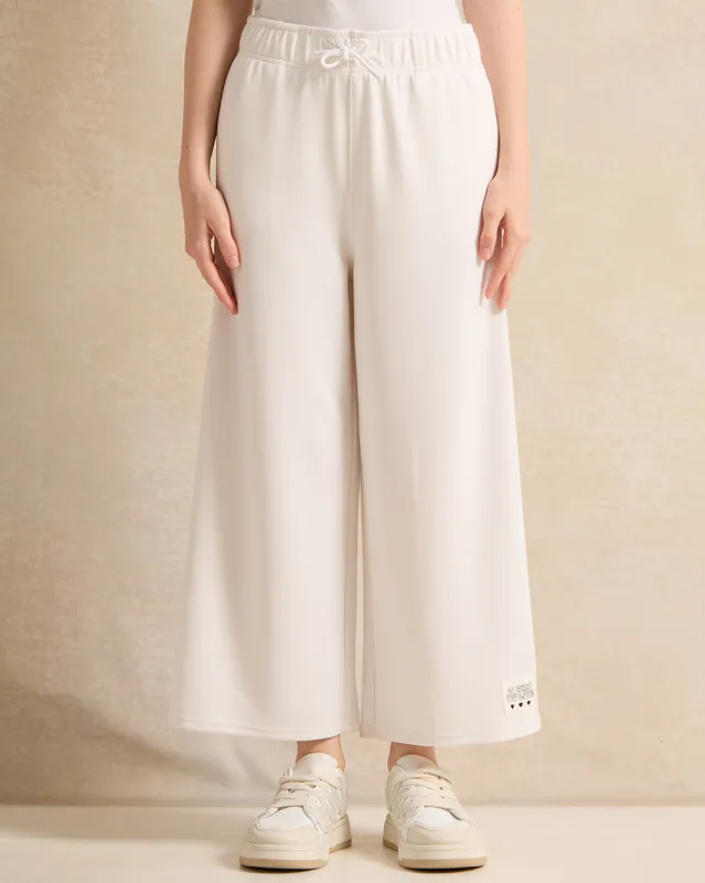 Girls Ivory Wide Leg Trousers sold by Redtag