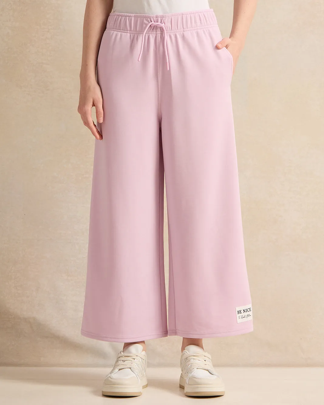 Girls Lilac Wide Leg Trousers sold by Redtag