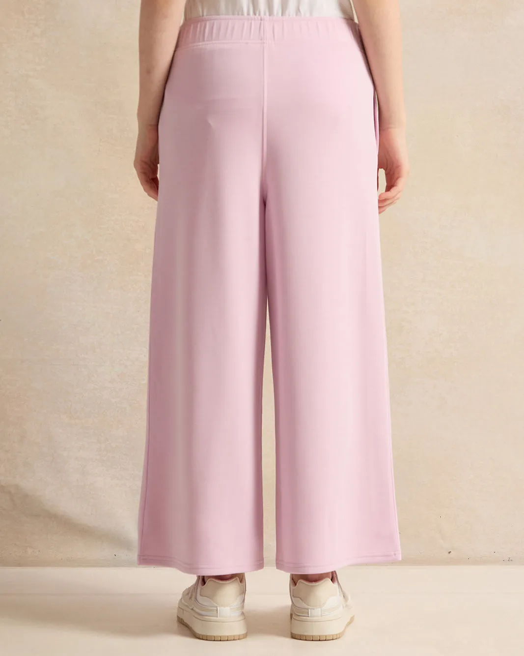 Girls Lilac Wide Leg Trousers sold by Redtag product image thumbnail 3