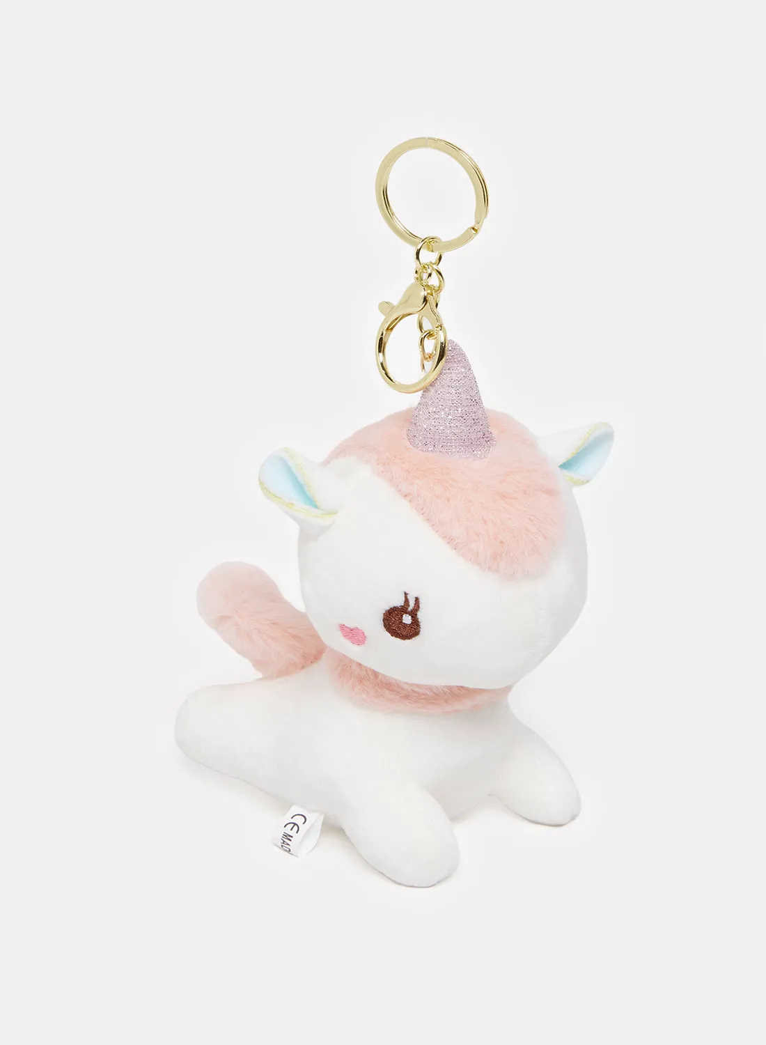 Women White Unicorn Key Ring sold by Redtag product image thumbnail 3