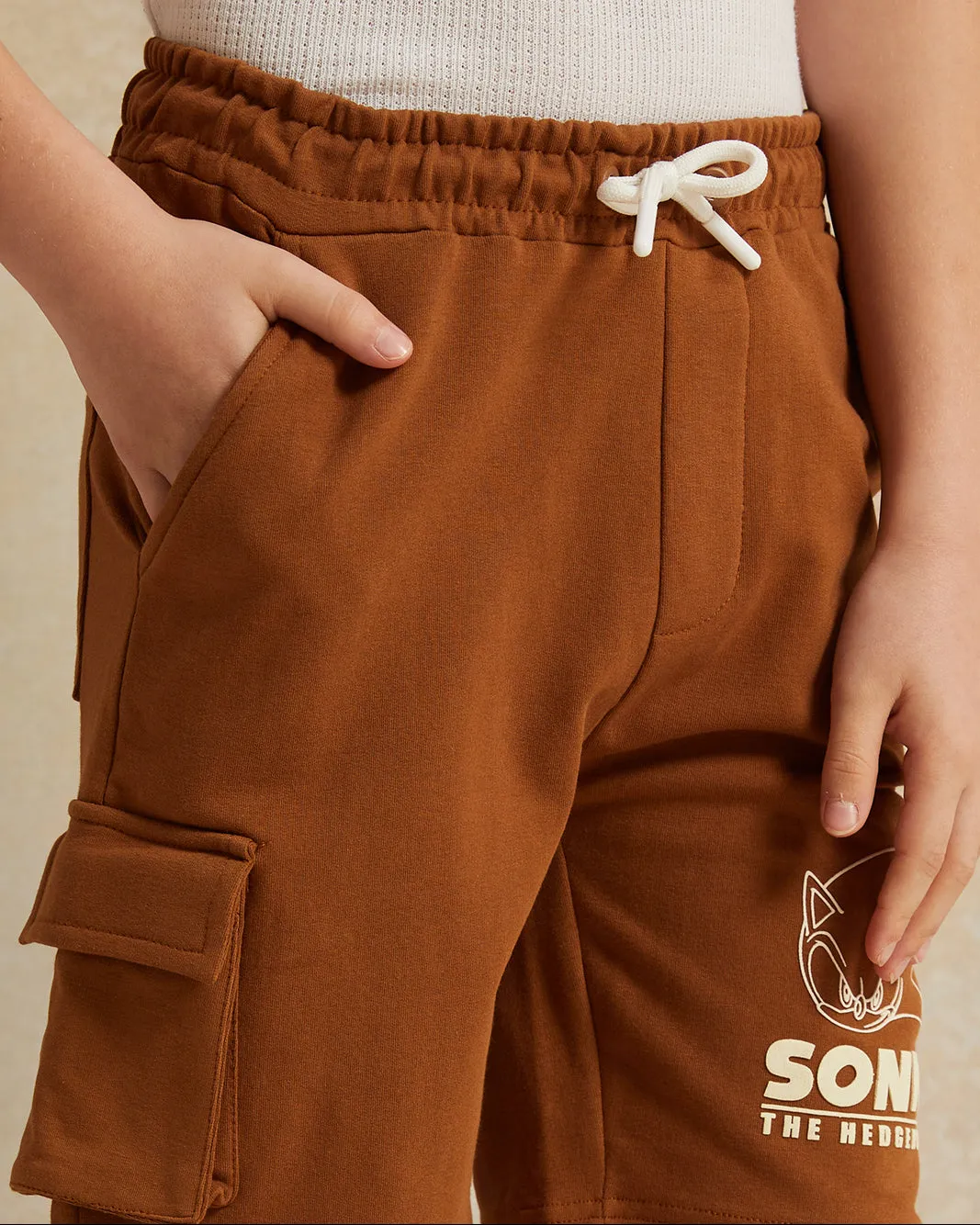 Boys Brown Printed Shorts sold by Redtag product image thumbnail 4