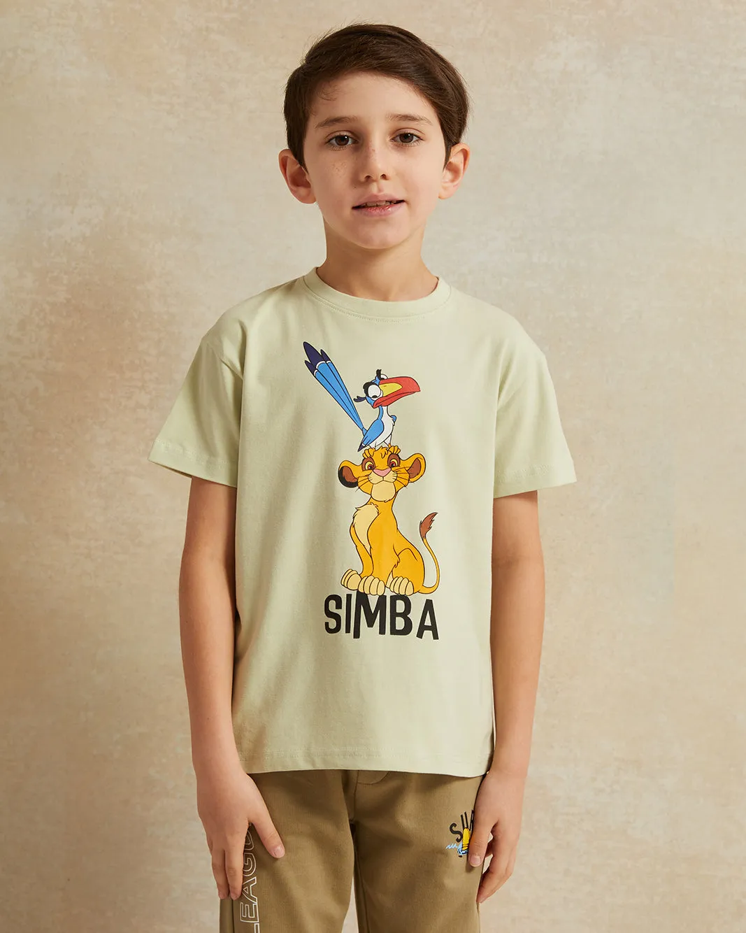 Boys Green Printed T-Shirt sold by Redtag