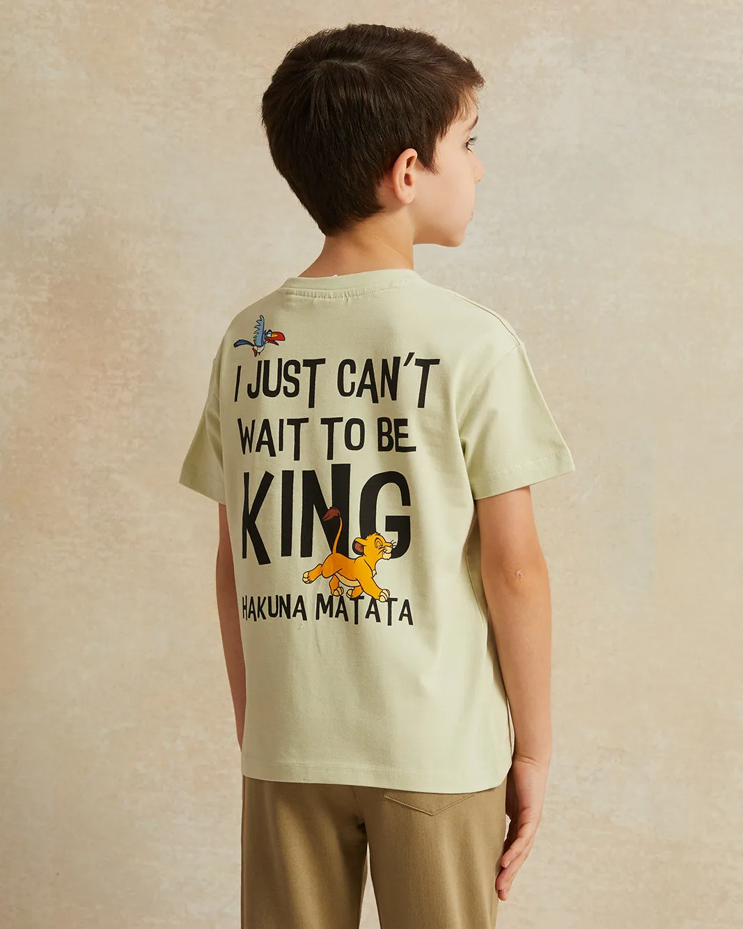 Boys Green Printed T-Shirt sold by Redtag product image thumbnail 3