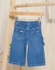 Infant Girls Blue Wide Leg Cargo Pants sold by Redtag