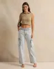 Women Blue Cargo Jeans sold by Redtag