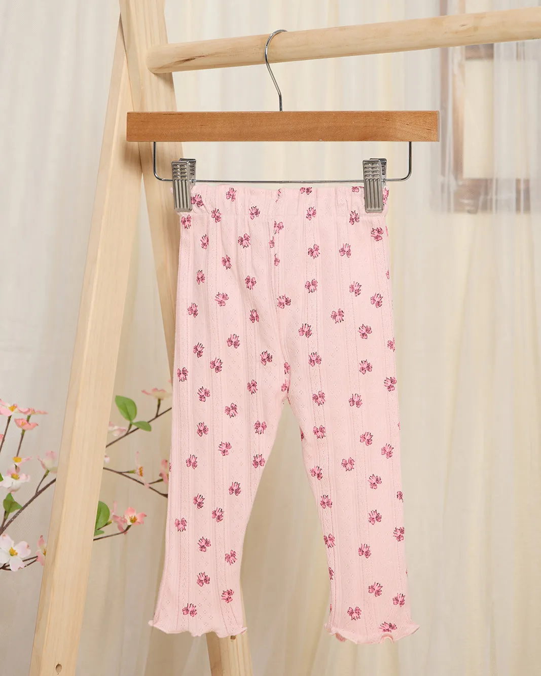 Infant Girls Pink Printed Leggings sold by Redtag product image thumbnail 4