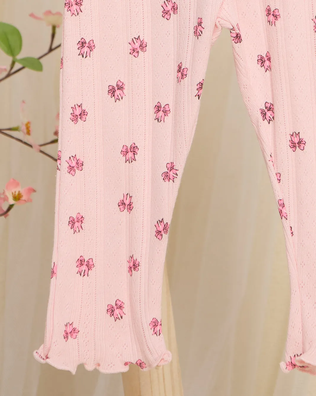 Infant Girls Pink Printed Leggings sold by Redtag product image thumbnail 3