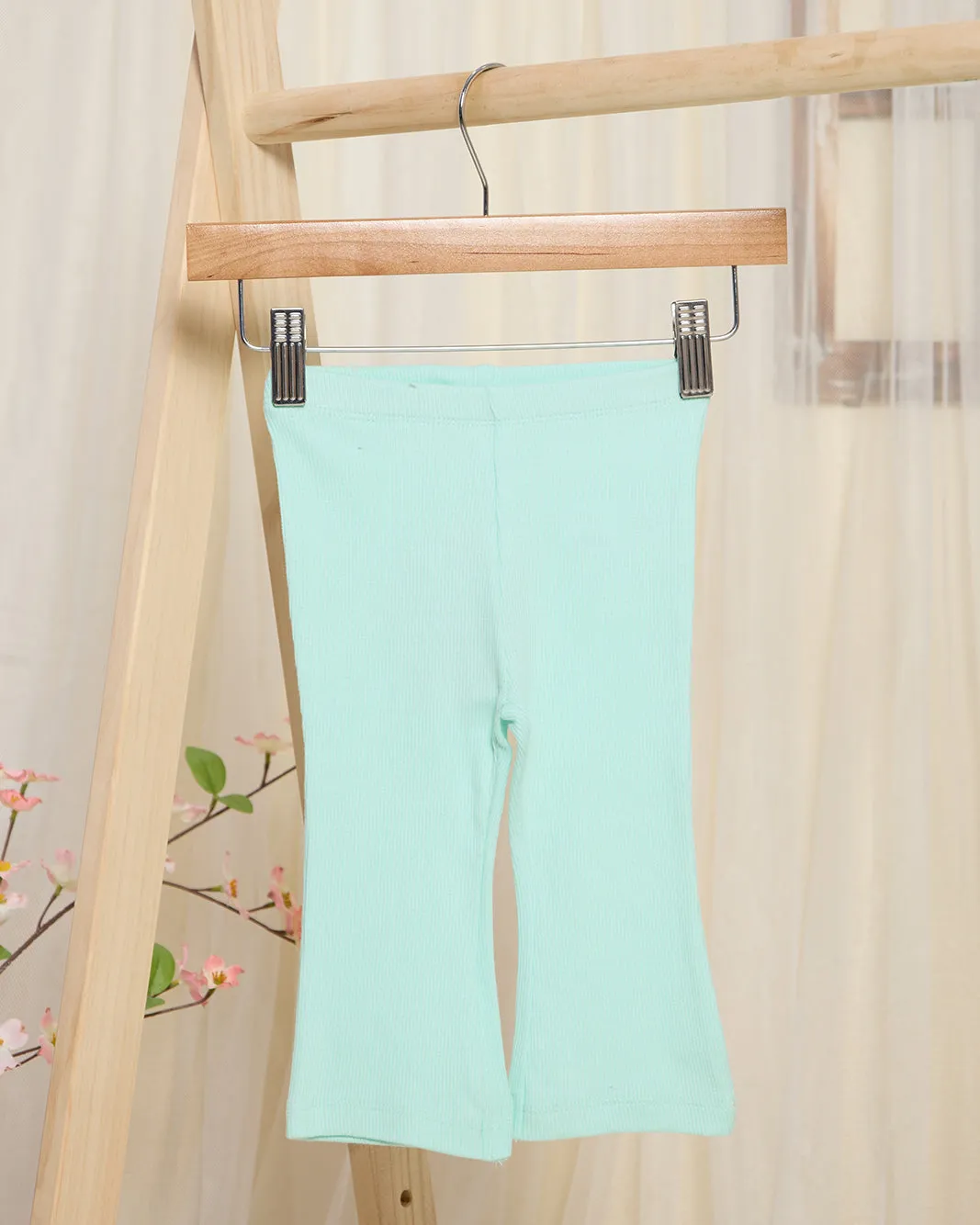 Infant Girls Mint Ribbed Leggings sold by Redtag