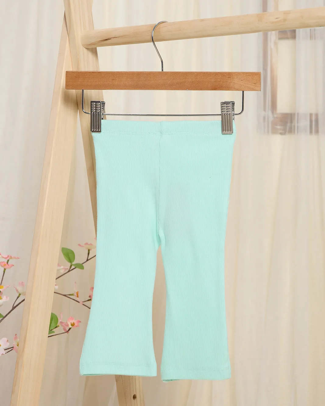 Infant Girls Mint Ribbed Leggings sold by Redtag product image thumbnail 4