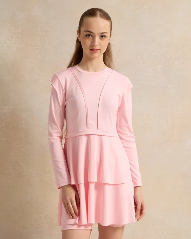 Senior Girls Pink Swimsuit (2 Piece) sold by Redtag