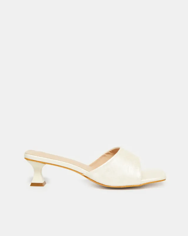Women Beige Mule sold by Redtag