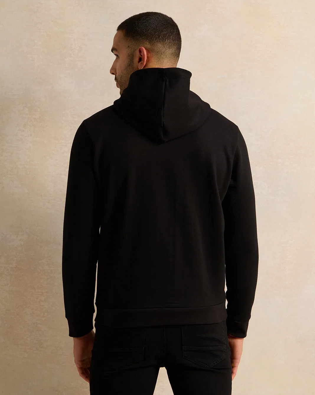 Men Black Basic Sweatshirt sold by Redtag product image thumbnail 3