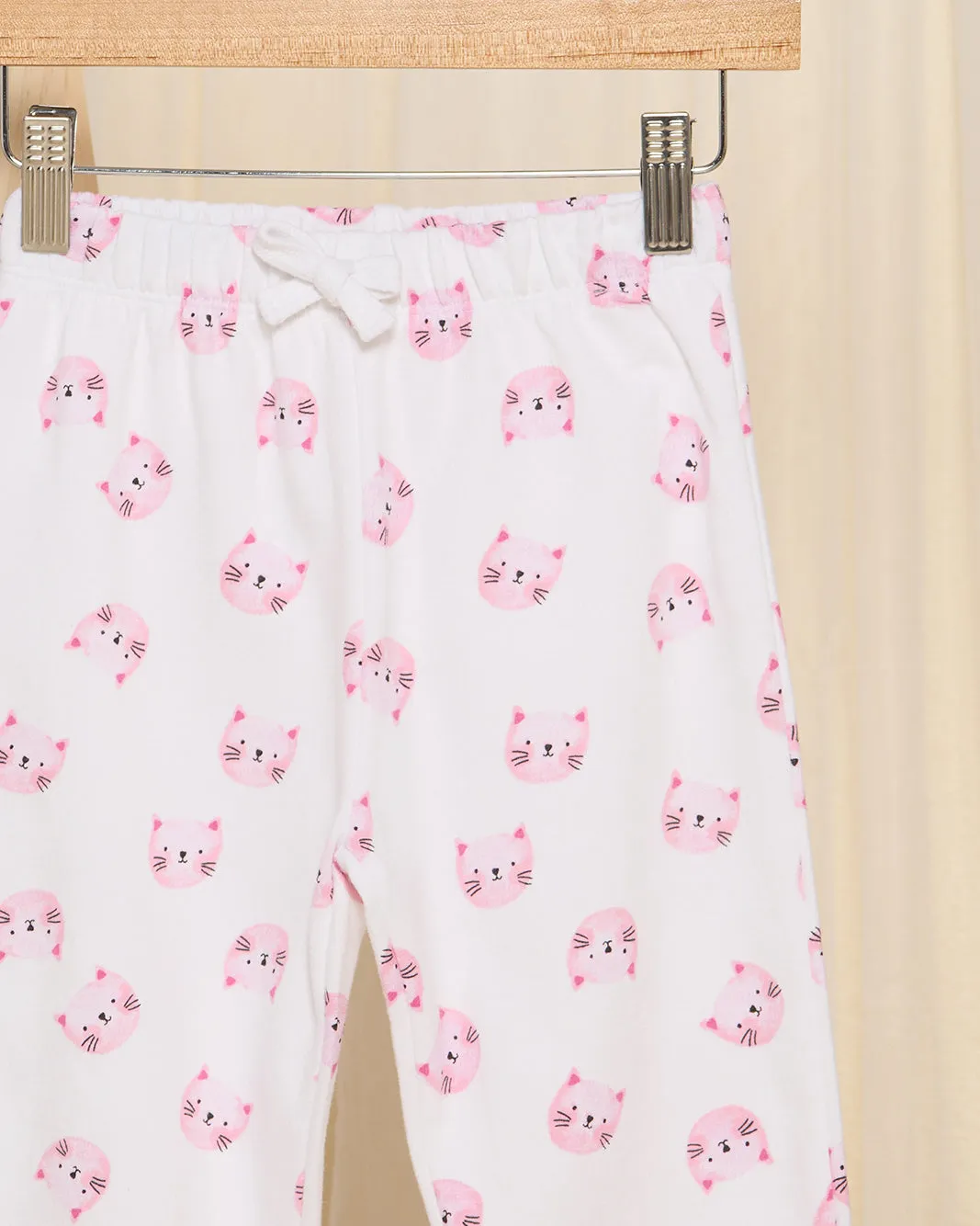 Infant Girls White Printed Joggers sold by Redtag product image thumbnail 2