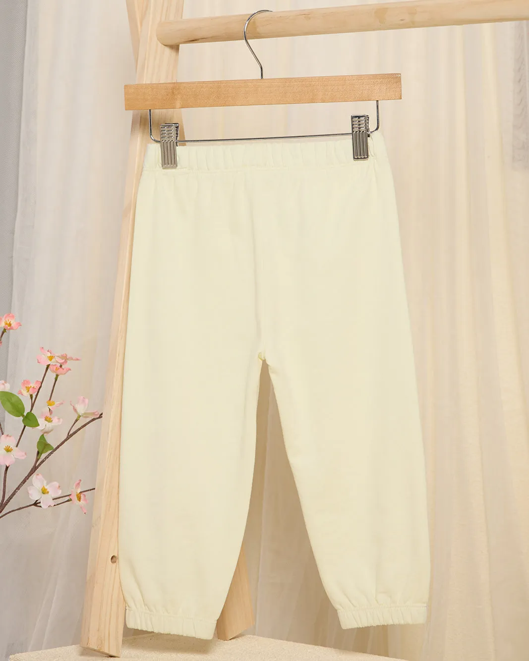 Infant Girls Yellow Printed Joggers sold by Redtag product image thumbnail 4