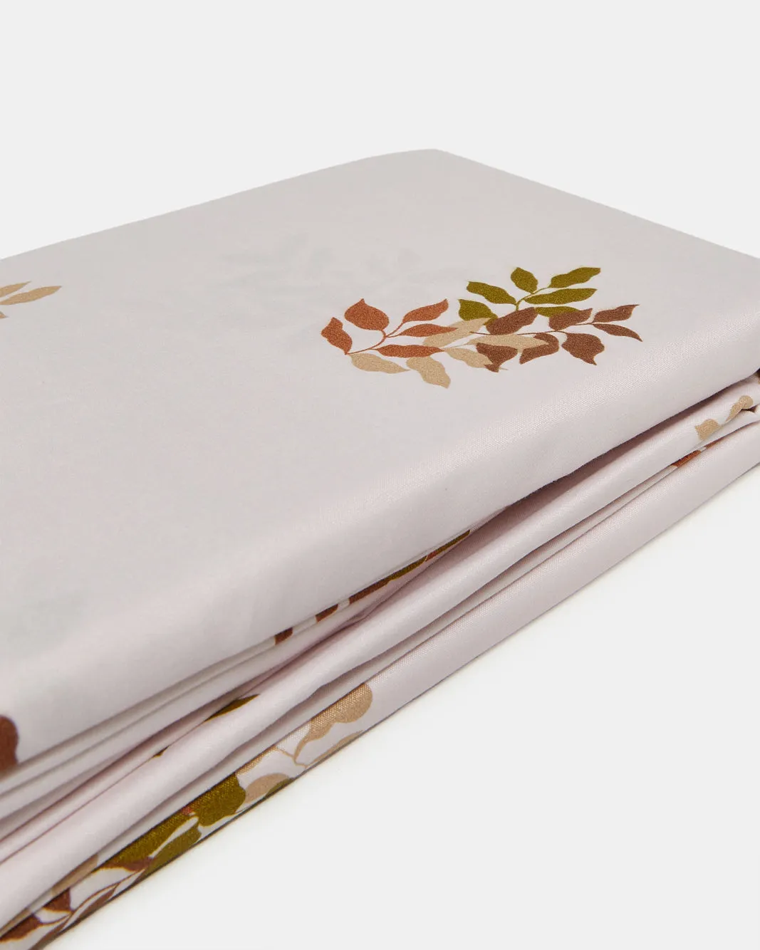 Beige Floral Printed Flat Sheet (Single Size) sold by Redtag product image thumbnail 3