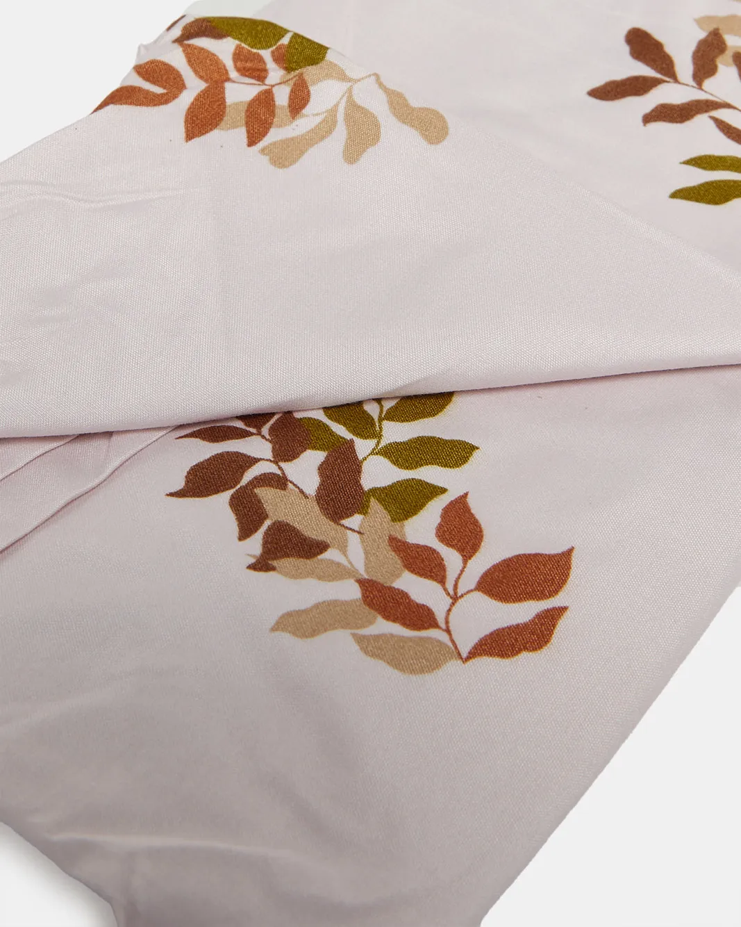 Beige Floral Printed Flat Sheet (Single Size) sold by Redtag product image thumbnail 4