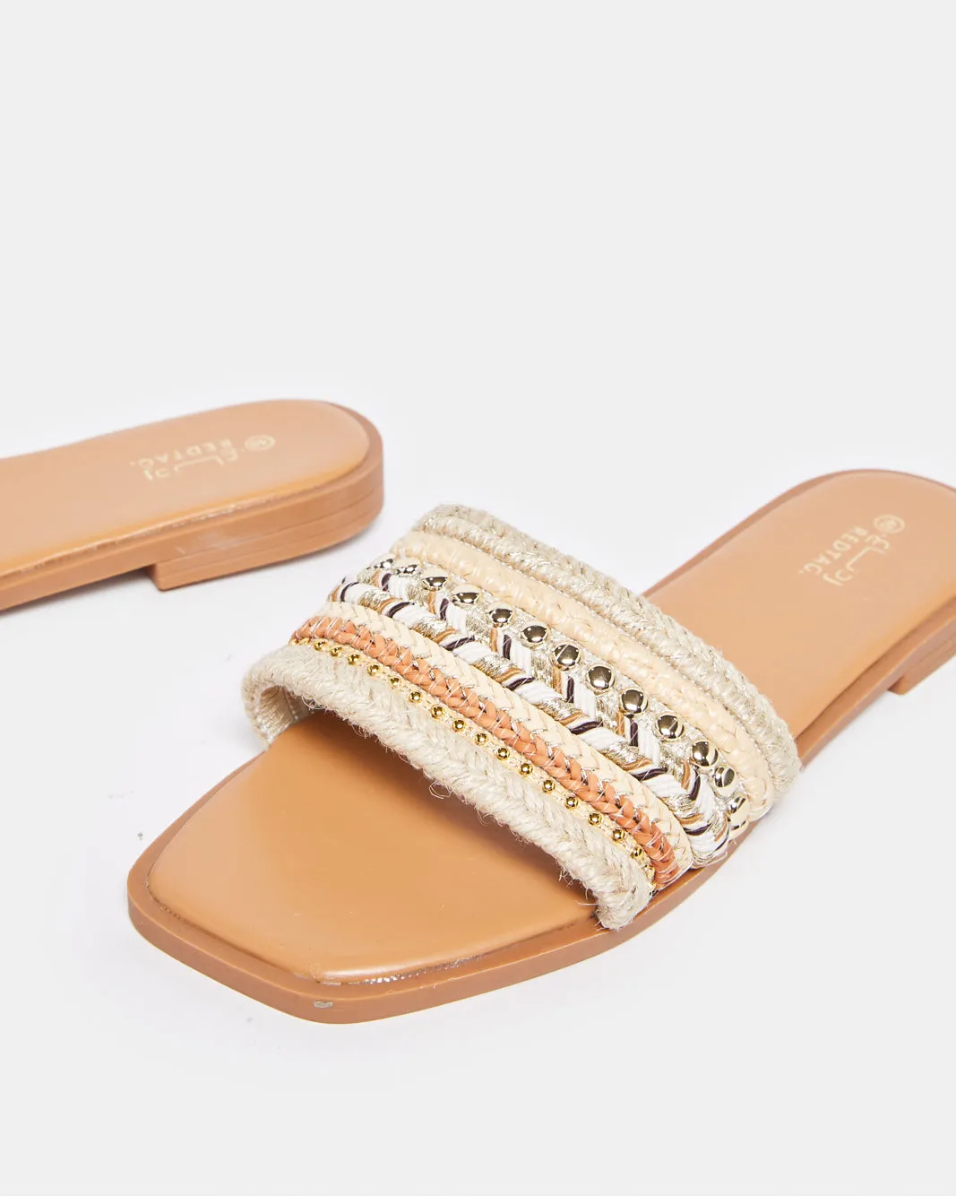 Women Beige Embellished Mule sold by Redtag product image thumbnail 3