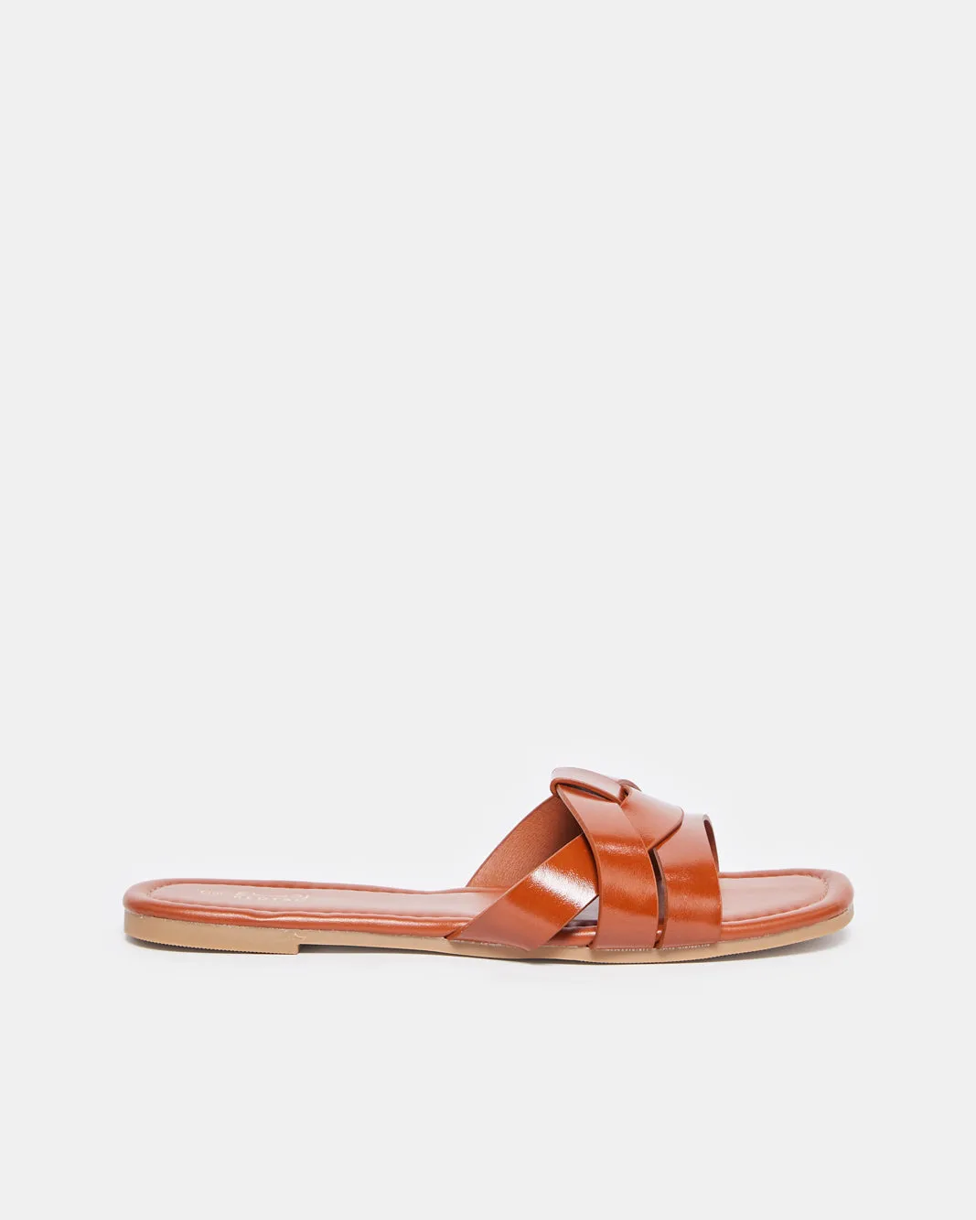 Women Brown Strappy Mule sold by Redtag
