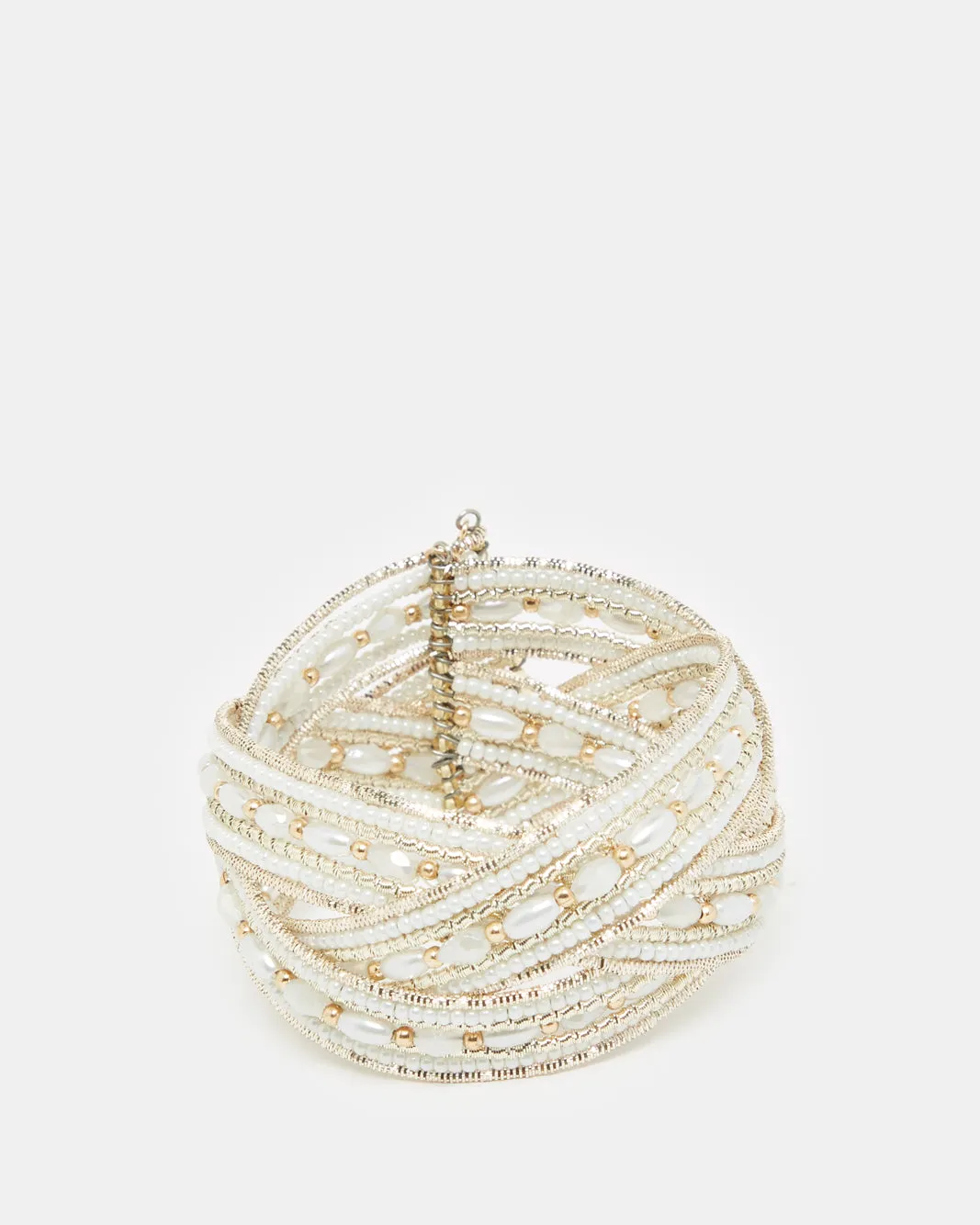 Women Gold Embellished Cuff sold by Redtag
