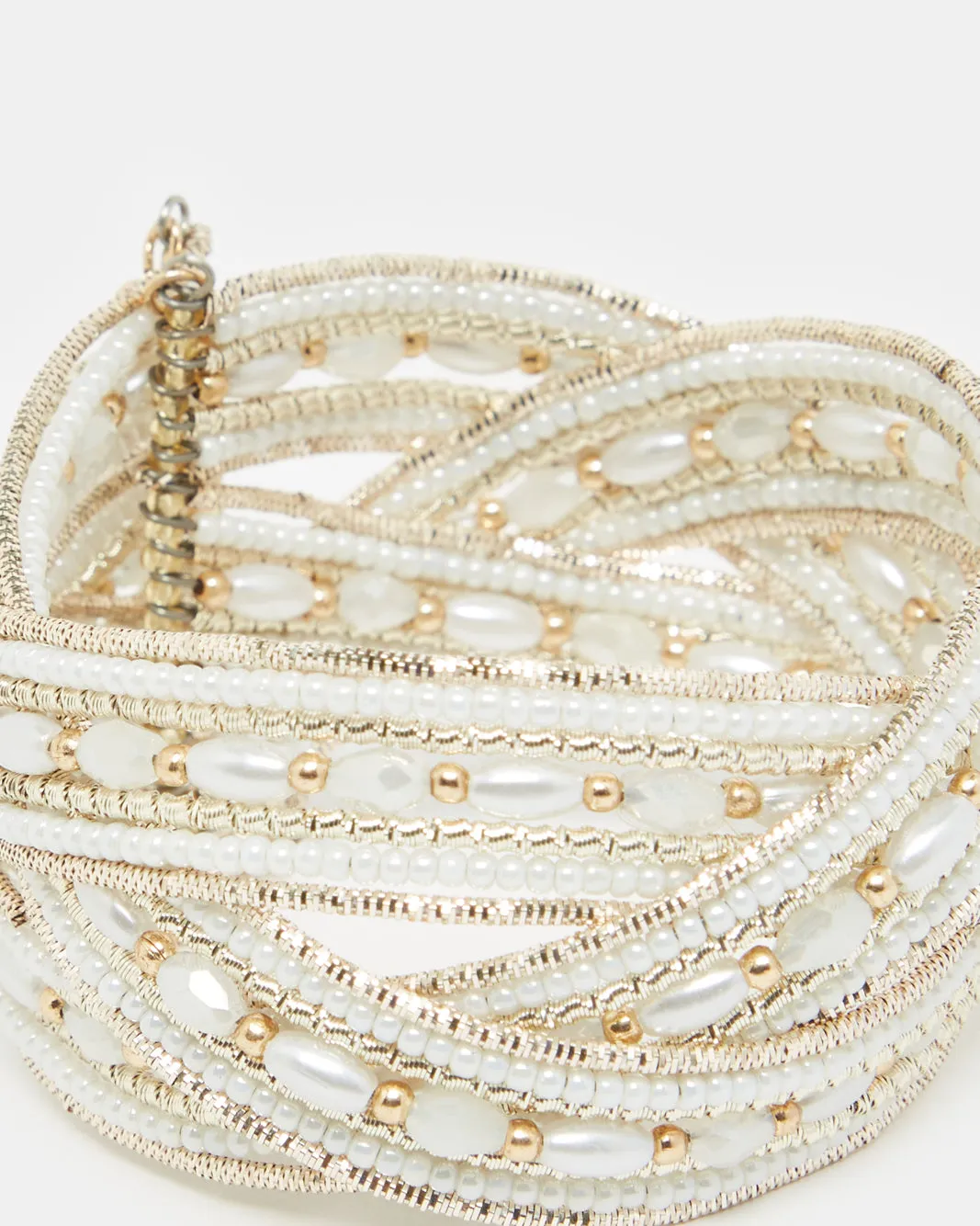 Women Gold Embellished Cuff sold by Redtag product image thumbnail 4