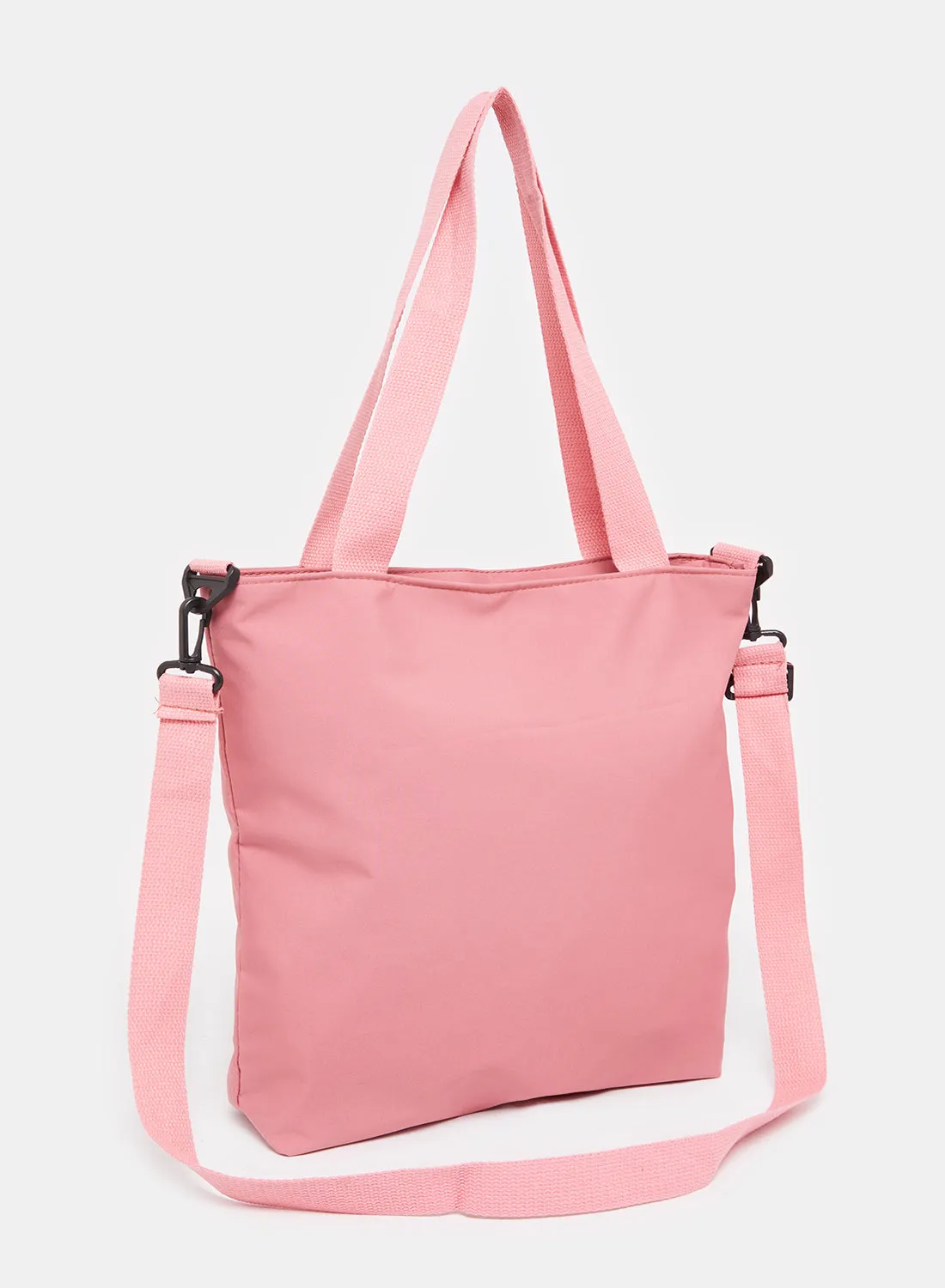 Girls Pink Printed Shopper Bag sold by Redtag product image thumbnail 2